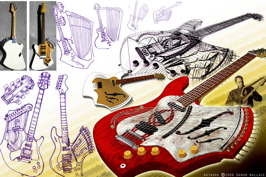 electric harp guitar