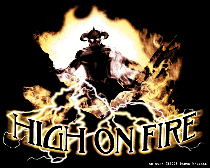 High on Fire T-shirt Design