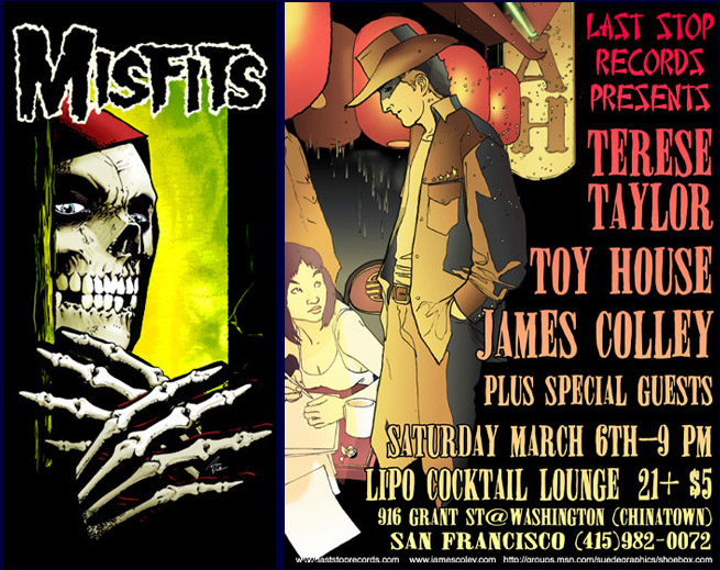 "Misfits: Ding Dong DEATH"/James Colley-Toy House Flier