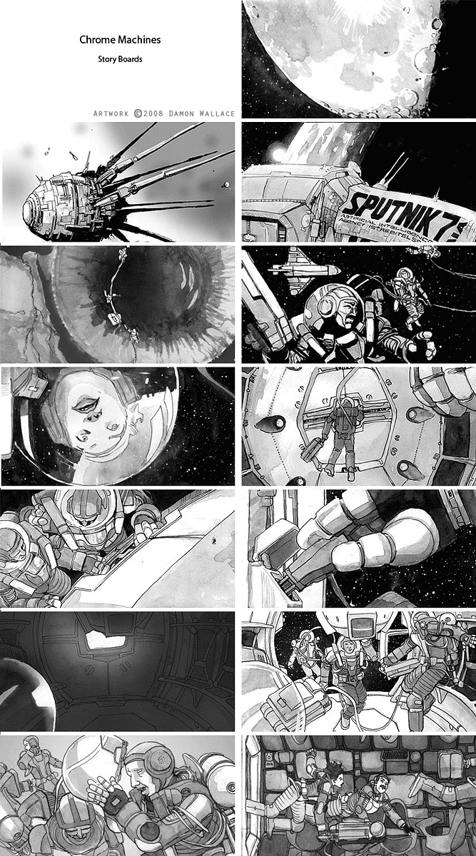 Chrome Machines Storyboard